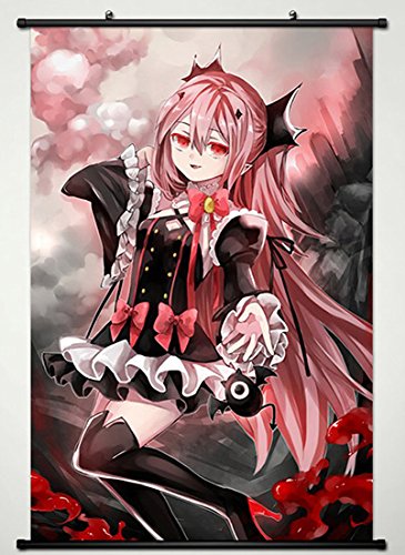 Wall Scroll Poster Fabric Painting For Anime Seraph of the End Krul Tepes 029