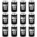 Shop4Ever Cheers & Beers To 40 Years Can Coolie ~ 40th Birthday Party 1980 Fortieth Anniversary Beer Can Sleeve Coolers ~ (40 Yrs, Blk, 12 Pk)