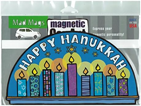 Mad Mags 'Happy Hanukkah' 8" Magnet Seasonal Holiday Decoration for Car …