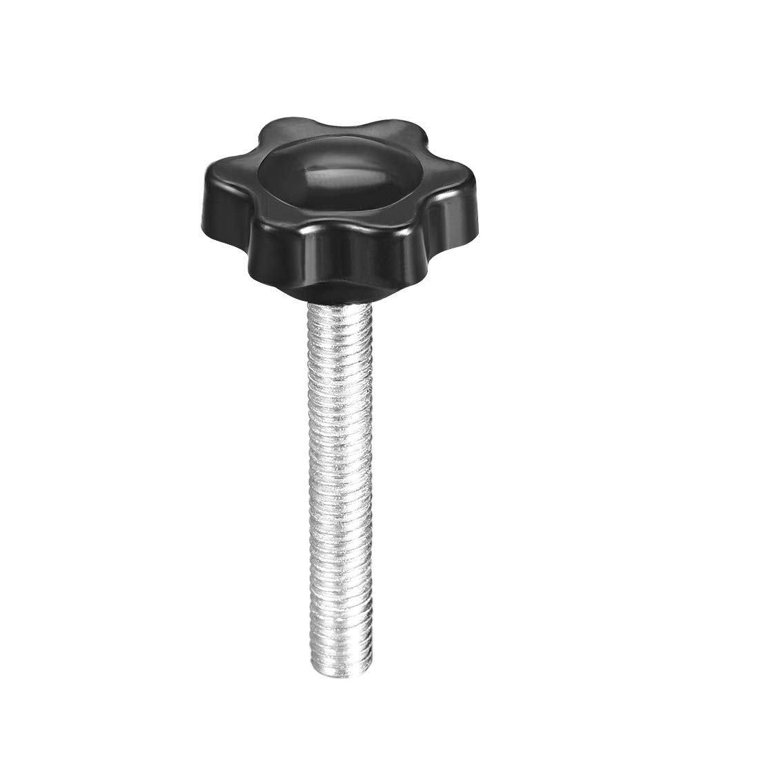 uxcell Clamping Handle Screw Knobs Handle Star Knob M6x40mm Male Thread