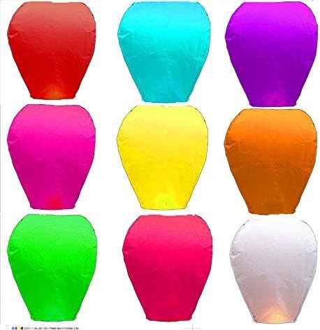 Romantic Love Chinese Sky Lantern with Fuel Paper Kongming Flying Wishing Lamp For Wedding Party Balloons &amp; Lights(10pcs/Lot)