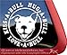 Love*a*Bull Pit Bull Terrier Dog Rescue Car Truck Window Decal Sticker by NickerStickers®