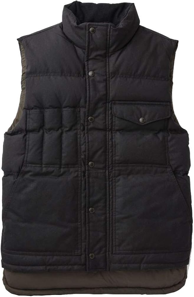 Filson Down Cruiser Vest Blue Coal XL at  Men’s Clothing store