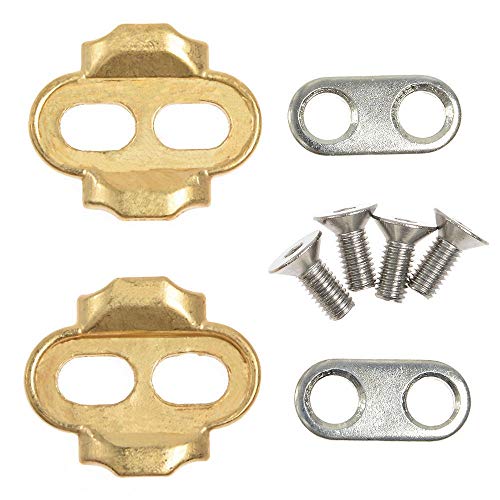 Merssavo Bicycle Premium Cleats Egg Beater Mallet Pedals Bike Accessories Eggbeater Bike Shields Set