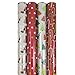 JAM Paper® Christmas Design Wrapping Paper - North Pole Christmas - 180 Sq Ft. - 4/pack