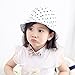 Happy Cherry Girl's Polka Dot Bucket Hat Thin Cotton UPF 50+ Packable Fishing Cap 3T-6T