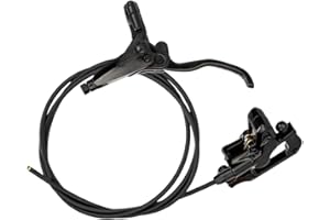 Aluminum Alloy 4-Piston Hydraulic Disc Brake Set For Mountain Bike With 800mm Left Front And 1450mm Left Rear Hose Configurat