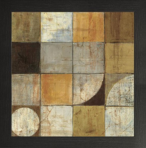 Frame Company Watson Range Tango Square I Neutral by Mike Schick, Photo Frame - 10 x 10 Inches, Black