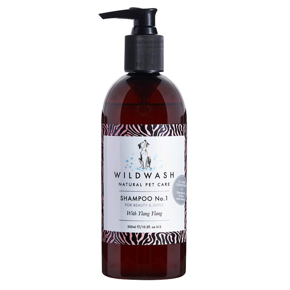 WildWash Calming Shampoo Fragrance No.1 For Dogs 300ml - Uses Ylang Ylang for Calming and Soothing, Leaving the Coat with a Beautiful Shine - Natural, Sulphate and Paraben-Free for Sensitive Skin