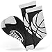 Basketball Sock by ChalkTalk SPORTS | Athletic Mid Calf Woven Socks | Basketball Wrap | Black and White, One Size