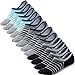 No Show Socks Women Ankle Low Cut Socks Invisible Non Slip Footies Liner for Sneakers Boat Shoes 6 Pairs