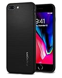 Spigen Liquid Air Armor Designed for Apple iPhone 8 Plus Case (2017) / Designed for iPhone 7 Plus Case (2016) - Black