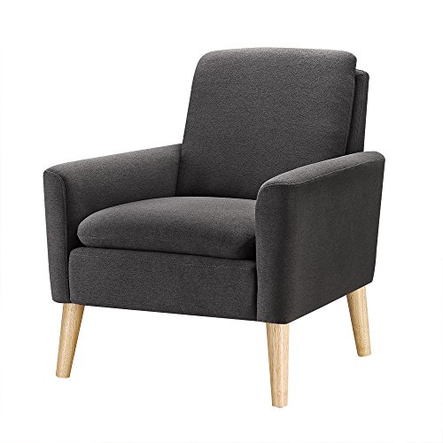 Lohoms-Modern-Accent-Fabric-Chair-Single-Sofa-Comfy-Upholstered-Arm-Chair-Living-Room-Furniture-Dark-Grey