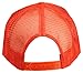 DALIX Blank Hat Summer Mesh Cap in Orange Trucker Hat