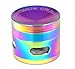 Chromium Crusher 2.2 Inch 4 Piece Tobacco Spice Herb Grinder - Pick Your Color (Rainbow with window)
