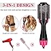 Hair Dryer Brush – One Step Hot Air Brush Volumizer Styler 4-in-1 Multi-functional Hot Air Hair Dryer Brush Straightenerthumb 2