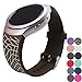 CoJerk Silicone Watch Band for Samsung Gear S2 - A-Brown Netted