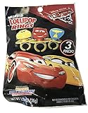 Disney Pixar Cars 3 Lightning McQueen Cruz and Piston Cup Lollipop Rings, 3 (1 Pack-3 Rings)