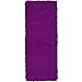 Lavish Home Memory Foam Shag Bath Mat (24x58), Purple