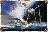 The War Of The Worlds Poster Metal Sign Retro Home