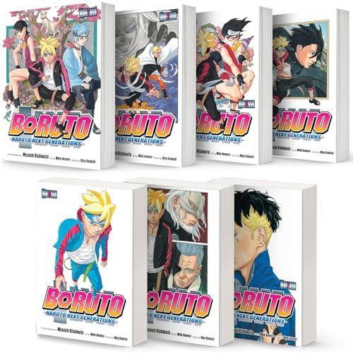 Amazon.com: mukawa Boruto Manga Set, Vol. 1-15 White: Masashi