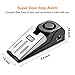 EMDMAK Door Stop Alarm with 120DB Siren Door Stopper for Home & Travel (Black) (One piece)