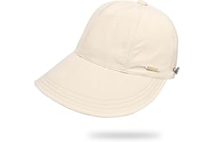 DANMY Sun Hats for Women,Summer Beach Sun Hat Visor for Women,Women Wide Brim Fedora Cap UPF50+