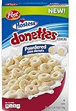 Post Hostess Donettes Powdered Mini Donuts Cereal 18 oz