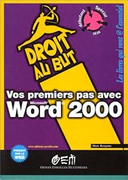 Vos premiers pas avec  Word 2000