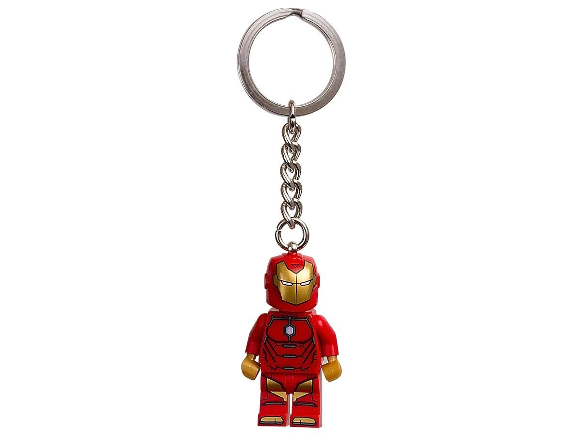 Lego Super Heroes Invincible Iron Man Keyring / Key Chain - Official LEGO Product