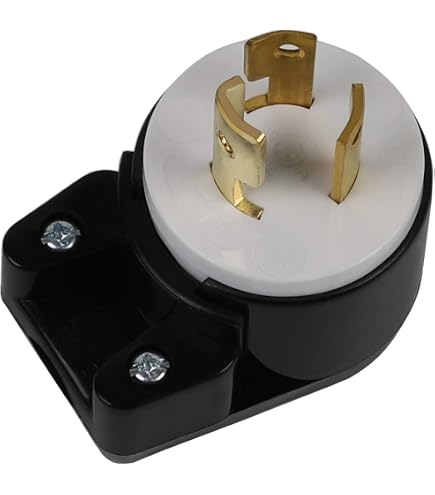 Leviton Industrie Steckdose L5-15R, 15A 125V, Schwarz – Robuste Verriegelungssteckdose Für Werkstatt & Gewerbe