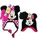 Disney Junior Minnie Mouse Girls 2-Piece Knit Hat Beanie & Gloves Set