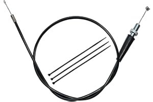 YRHHBYH 35.43" Throttle Cable 90cm for 50cc 70cc 110cc 125cc Baja Dirt Runner SSR125 TaoTao MadMax Coolster M-125 X-pro SYX Roketa SDG NST Apollo RFZ Moto X-Treme ATV Go Kart Chinese Pit Dirt Bike Parts Black