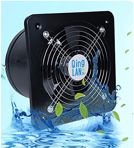 12Inch 350mm Extractor Bathroom Fan, 3000m³/h Exhaust Ventilation Bath Fan, 220V Exhaust Fan for Kitchen, 120W Exhaust Fan Bathroom, Ceiling or Wall Mounting,3M-Pipe