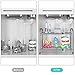 HOMFA Under Sink Expandable Cabinet Organizer Storage Rack Kitchen and Bath Multipurpose Tidy Stacking Shelf 2 Tier