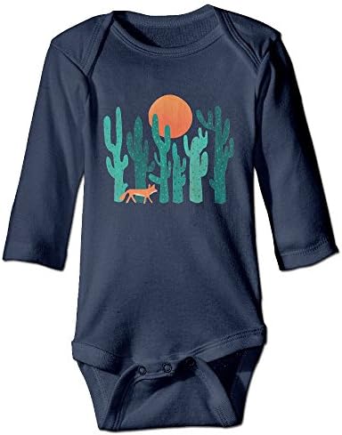 Yesgoodie Fox In Cactus Forest Baby Onesies Long Sleeve For Unisex Boys Girls 100% Cotton 18 Months