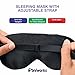 3D Contoured Sleep Mask Eye Mask for Sleeping with Earplugs