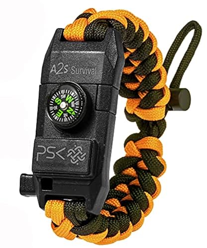 PSK Paracord Bracelet 8-in-1 Personal Survival Gear Kit Urban