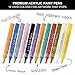 Acrylic Paint Markers Pen,12 Colors Premium Paint Pens for Painting on Rock, Glass, Canvas, Metal, Wood, Ceramic, Easter Egg, DIY Craft Projects
