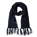 C.C Exclusives Chenille Soft Super Chunky Thick Long Big Large Cowl Fringe Scarf (SF-1815) C.C Exclusives Chenille Soft Super Chunky Thick Long Big Large Cowl Fringe Scarf (SF-1815)