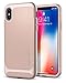 Spigen Neo Hybrid Designed for iPhone X Case (2017) - Pale Dogwood & Platinum Gold