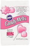 Wilton 1911-424 Candy Melts, 12-Ounce, Bright Pink