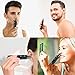 Nose Hair Trimmer for Men Women Rechargeable Nostril Nasal Hair Clippers Powerful Motor Won't Break Aluminum Body Black