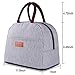 BALORAY Lunch Bag Tote Bag Lunch Organizer Lunch Holder Insulated Lunch Cooler Bag for Women/Wen (Light Grey)