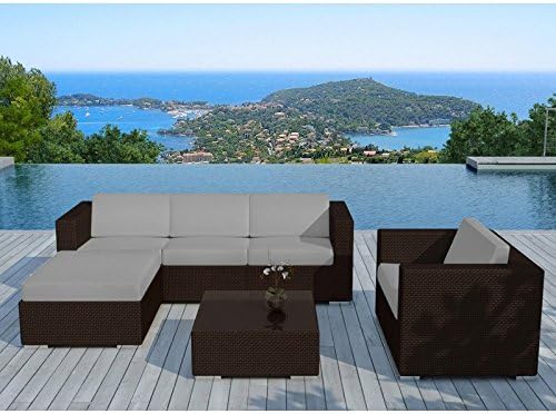 Paris Prix Salon De Jardin En Resine Valentino Gris Marron