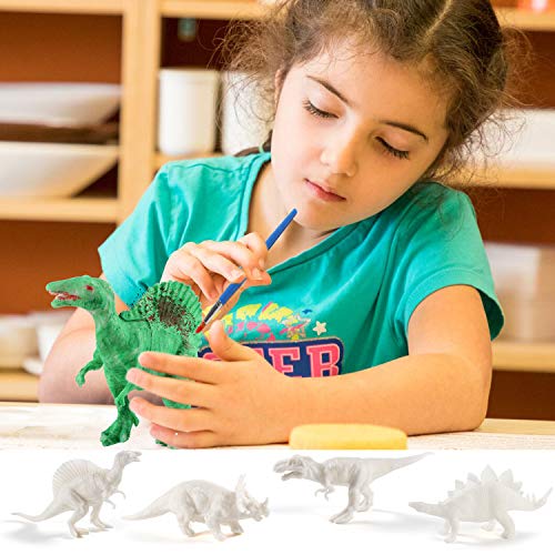 Tacobear Dinosaurier Malset Dinosaurier Figuren Selber Gießen zum Bemalen und Basteln Bastelset Kinder Jungen Kreativ… – Bild 6