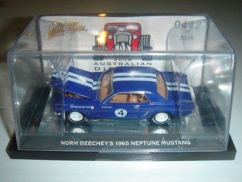 Johnny Lightning 2008 Australian Diecast Collectors Convention Exclusive Norm Beechey's 1965 Neptune Mustang Blue