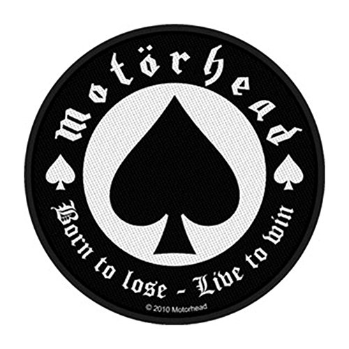 Motorhead Born To Lose Live To Win Patch Heavy Metal Music Woven Sew On Applique