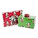 Hallmark Disney Holiday Wrapping Paper Bundle with Cut Lines on Reverse, Mickey Mouse and Minnie Mouse (Pack of 2, 100 sq. ft. ttl.)