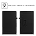 Fintie Folio Case for Insignia 11.6 Tablet (NS-P11A8100/NS-P11W7100), Slim Fit Premium Vegan Leather Stand Cover with Stylus Holder for 11.6-Inch Insignia Flex Hybrid Tablet, Black